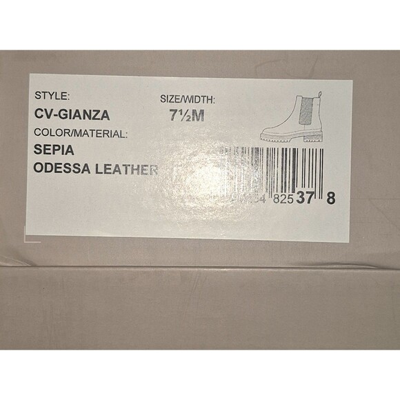 Crown Vintage cv-gianza Womens boots Leather Chelsea Minimalist Preppy  7.5M - Picture 6 of 6